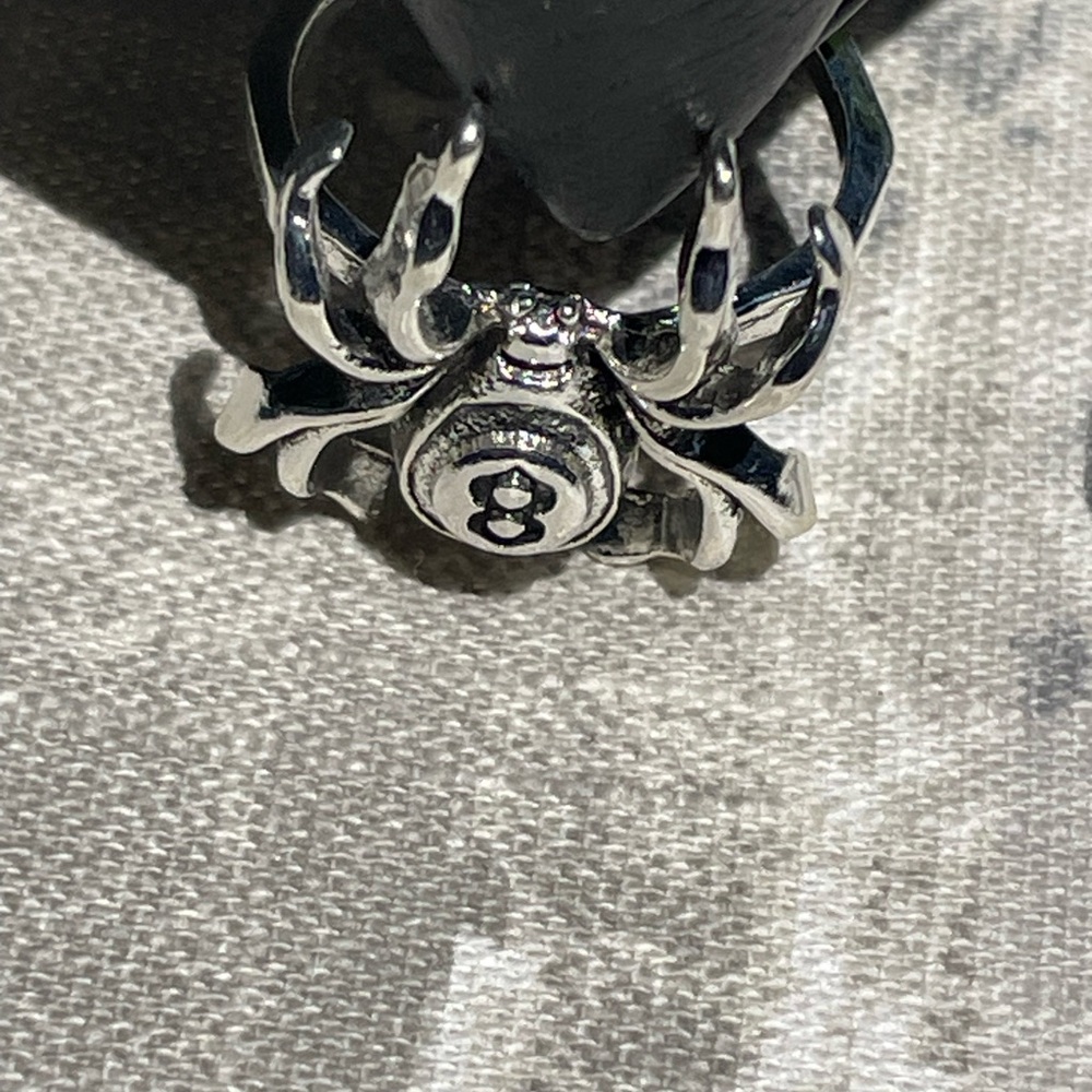 Silver Spider Ring